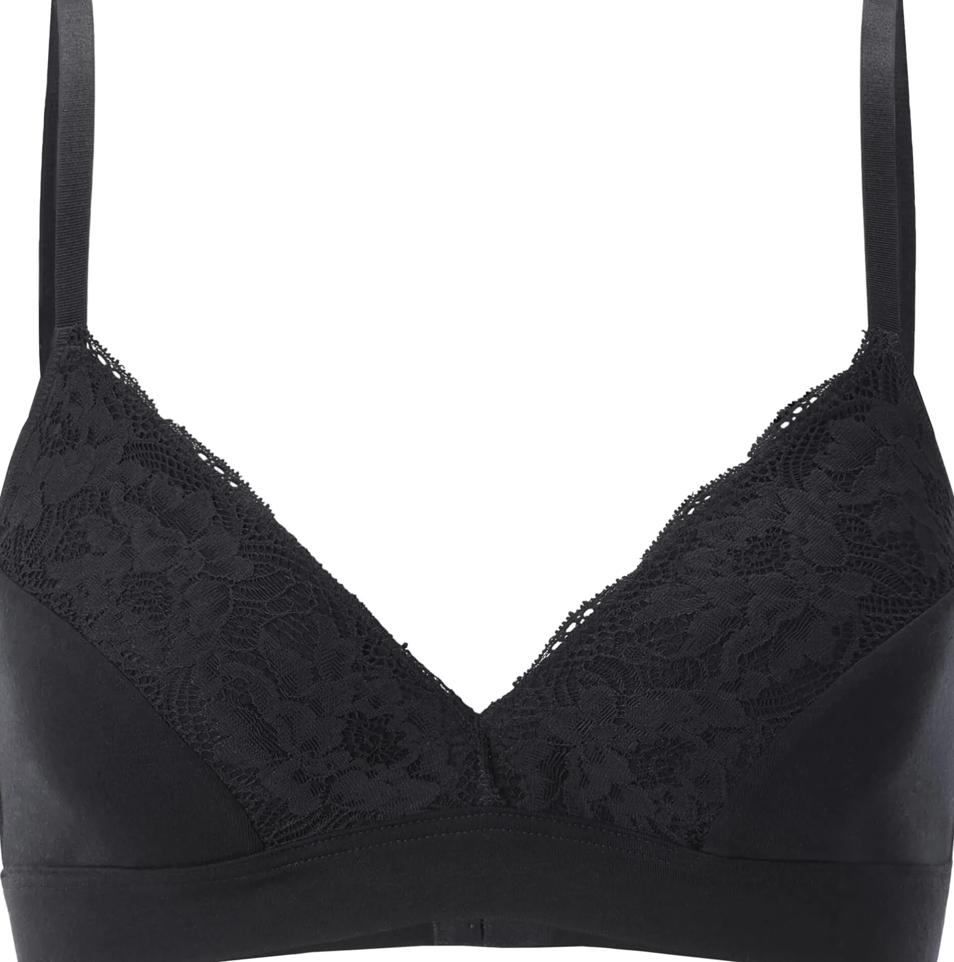 Comazo Damen-Spitzen-BH Schwarz New