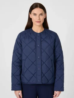 Ecoalf Damen-Steppjacke Dunkelblau Discount