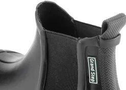 Grand Step Shoes Damenstiefelette Kautschuk-Gummi Schwarz Hot