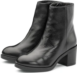 Werner Schuhe Damenstiefelette Rindleder Schwarz Best
