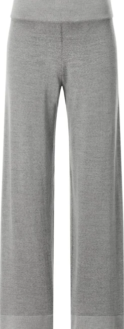 Seldom Damen-Strickhose Hellgrau