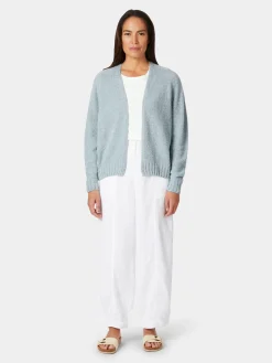 Seldom Damen-Strickjacke Hellblau Hot