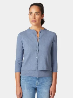 Rifò Damen-Strickjacke Hellblau Online