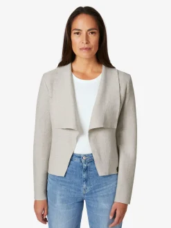 Stapf Damen-Strickjacke Naturweiß