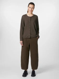 Oska Damenstrickjacke geknöpft Braun Best