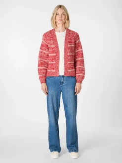 LANIUS Damen-Strickjacke gestreift New