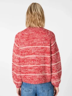 LANIUS Damen-Strickjacke gestreift New