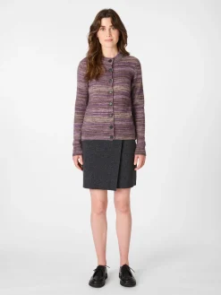 Armedangels Damen-Strickjacke meliert Mauve Online
