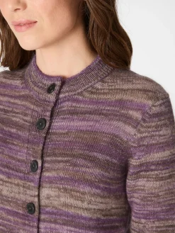 Armedangels Damen-Strickjacke meliert Mauve Online