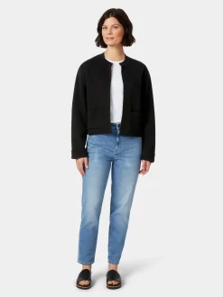 LANIUS Damen-Strickjacke Punto Milano Schwarz Best