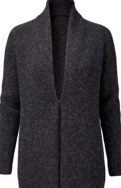 La Prenda Damen-Strickjacke Royal Alpaka Anthrazit Sale
