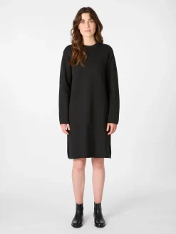 Armedangels Damen-Strickkleid Schwarz