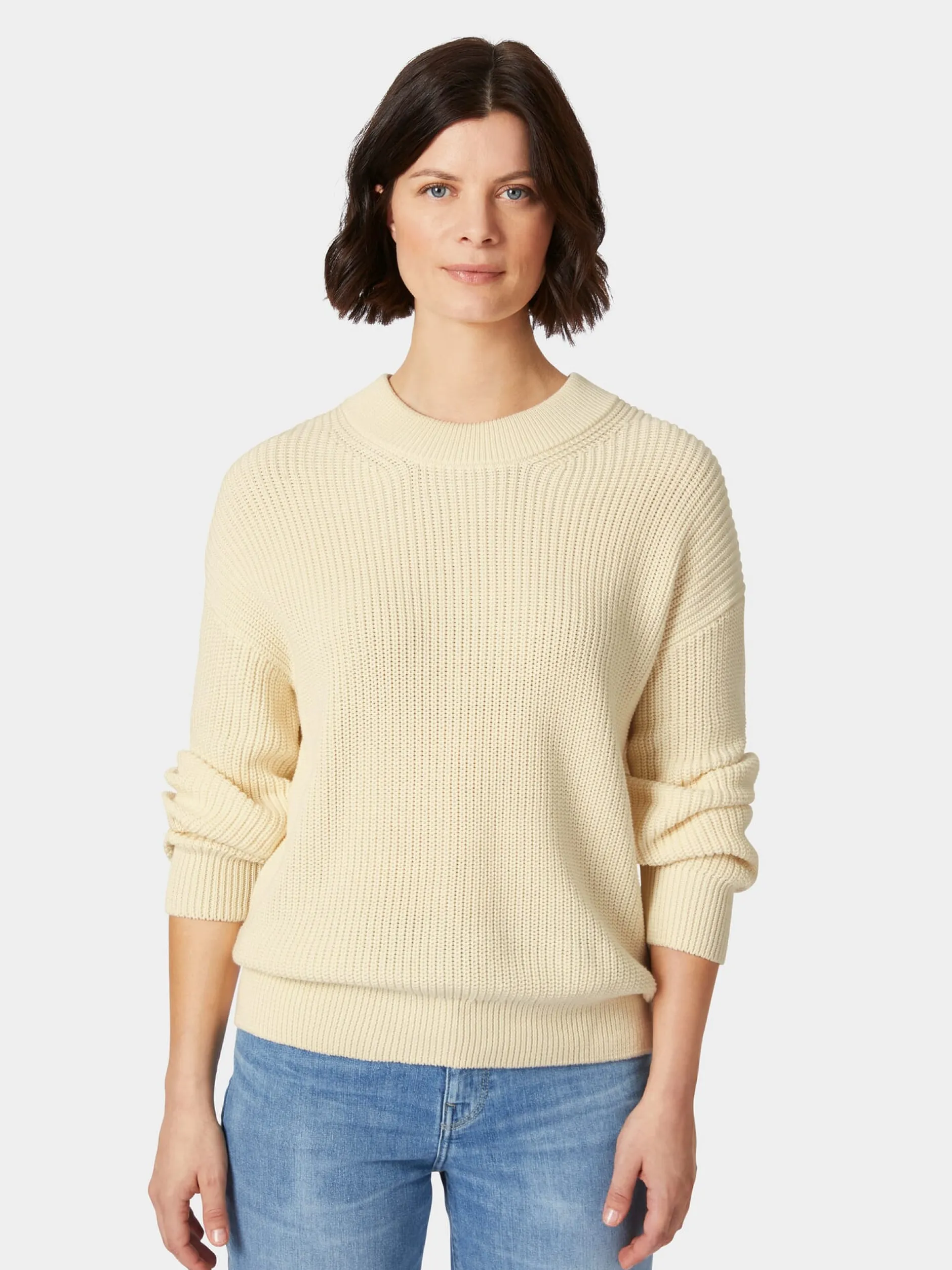 Armedangels Damen-Strickpullover Naturweiß New