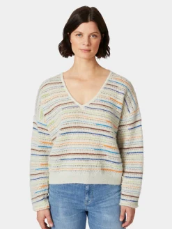 LANIUS Damen-Strickpullover Multicolor Discount
