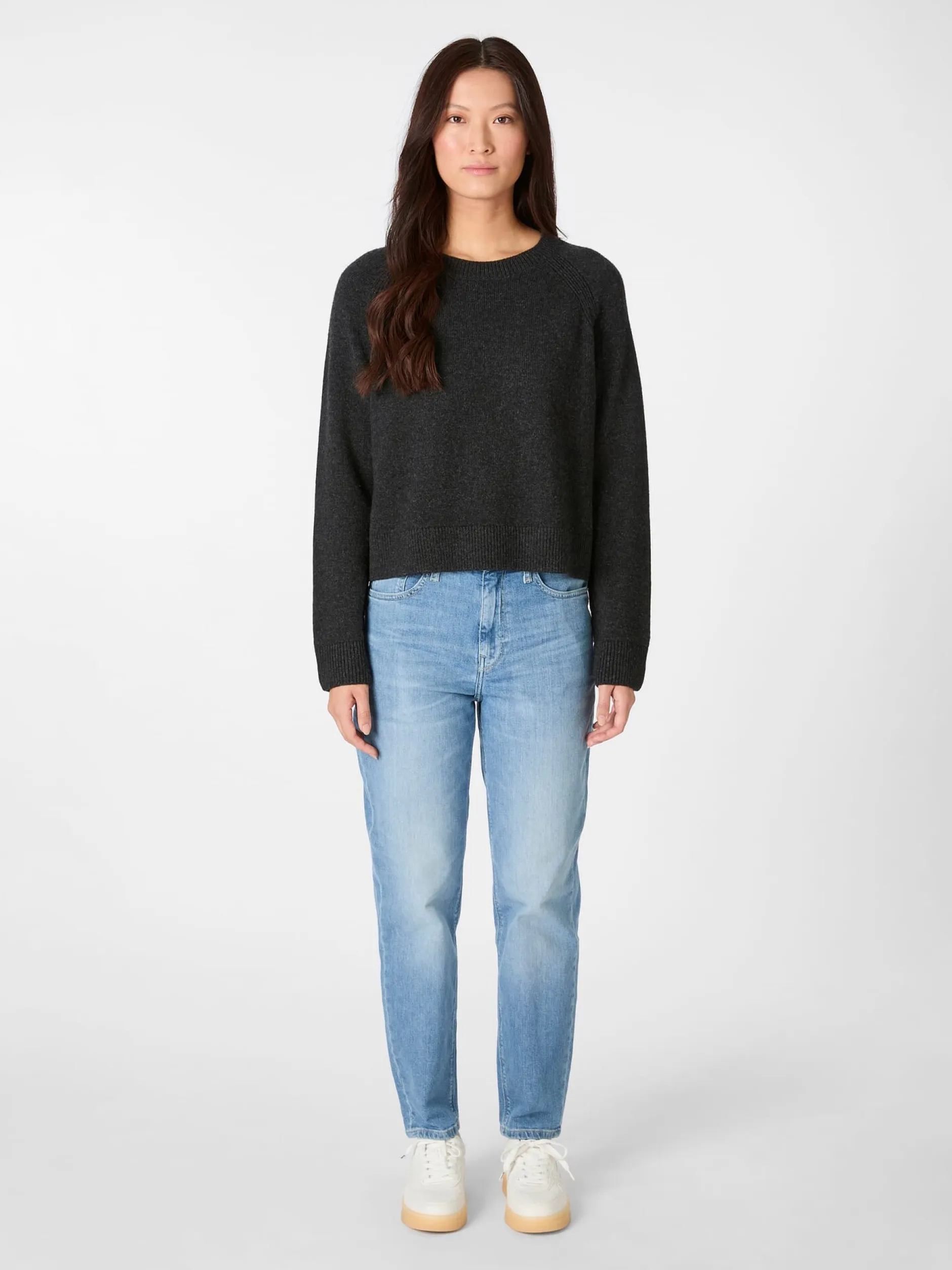 Armedangels Damen-Strickpullover Anthrazit New