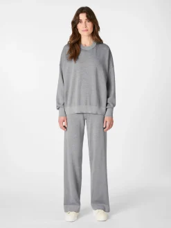 Seldom Damen-Strickpullover Hellgrau Clearance