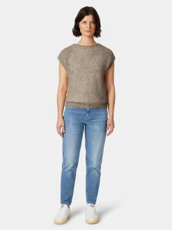 Alma ＆ Lovis Damen-Strickpullunder Beige New