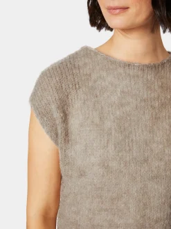 Alma ＆ Lovis Damen-Strickpullunder Beige New