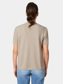 Rifò Damen-Strickshirt Natur Discount