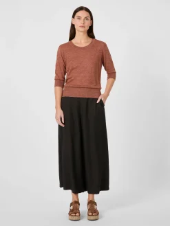 Seldom Damen-Strickshirt Dreiviertelarm