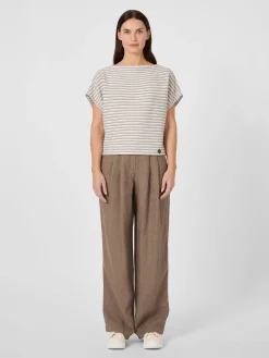 Stapf Damen-Strickshirt gestreift New