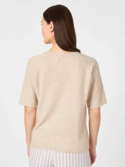 CARE BY ME Damen-Strickshirt Kaschmir Natur Sale