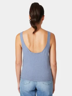 Rifò Damen-Stricktop Hellblau New