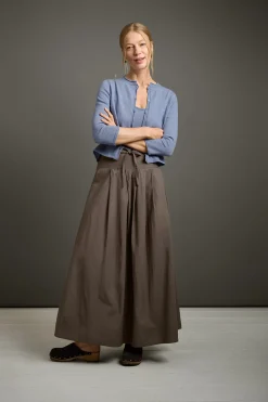 Rifò Damen-Stricktop Hellblau New