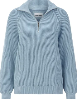 Armedangels Damen-Stricktroyer Hellblau New
