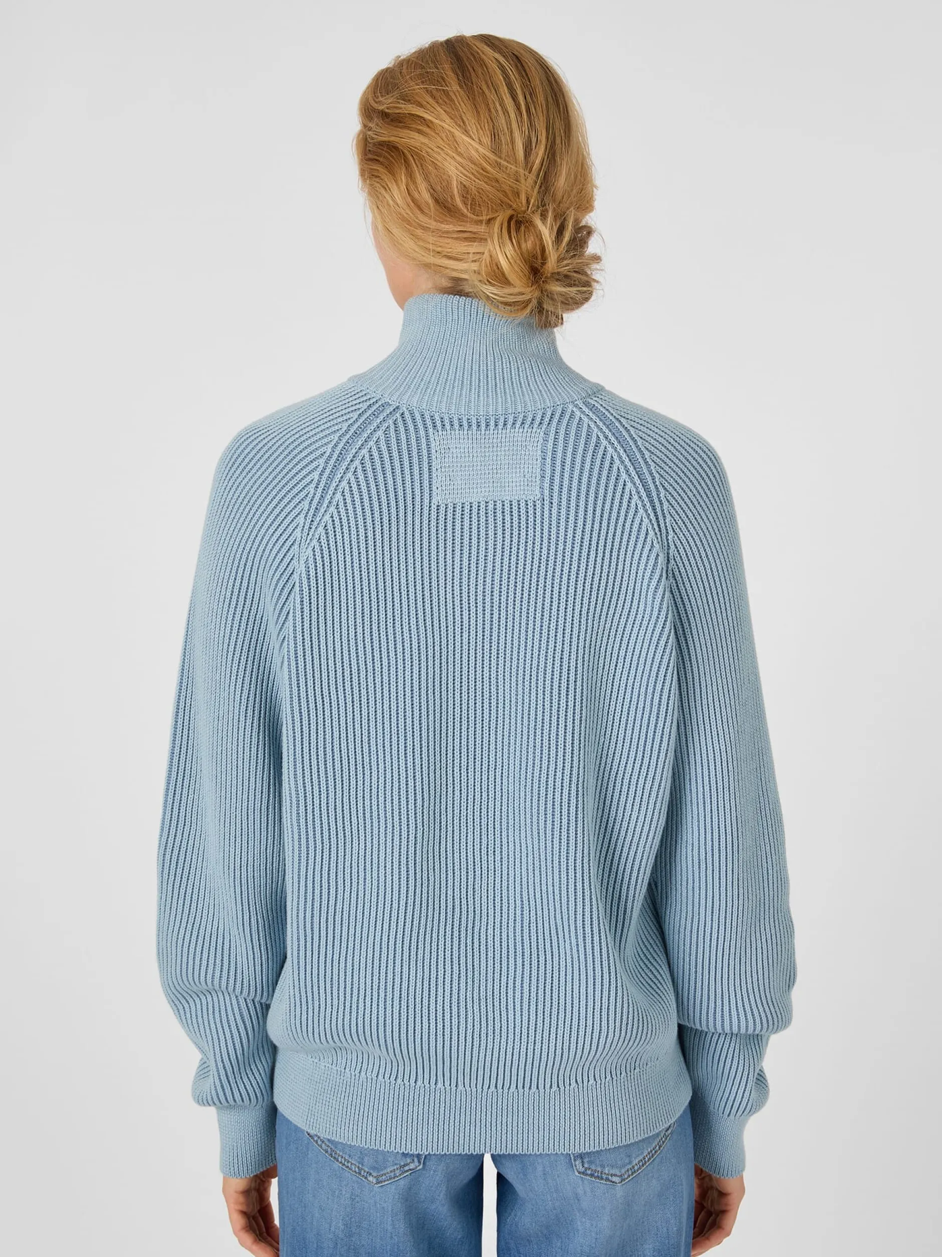 Armedangels Damen-Stricktroyer Hellblau New