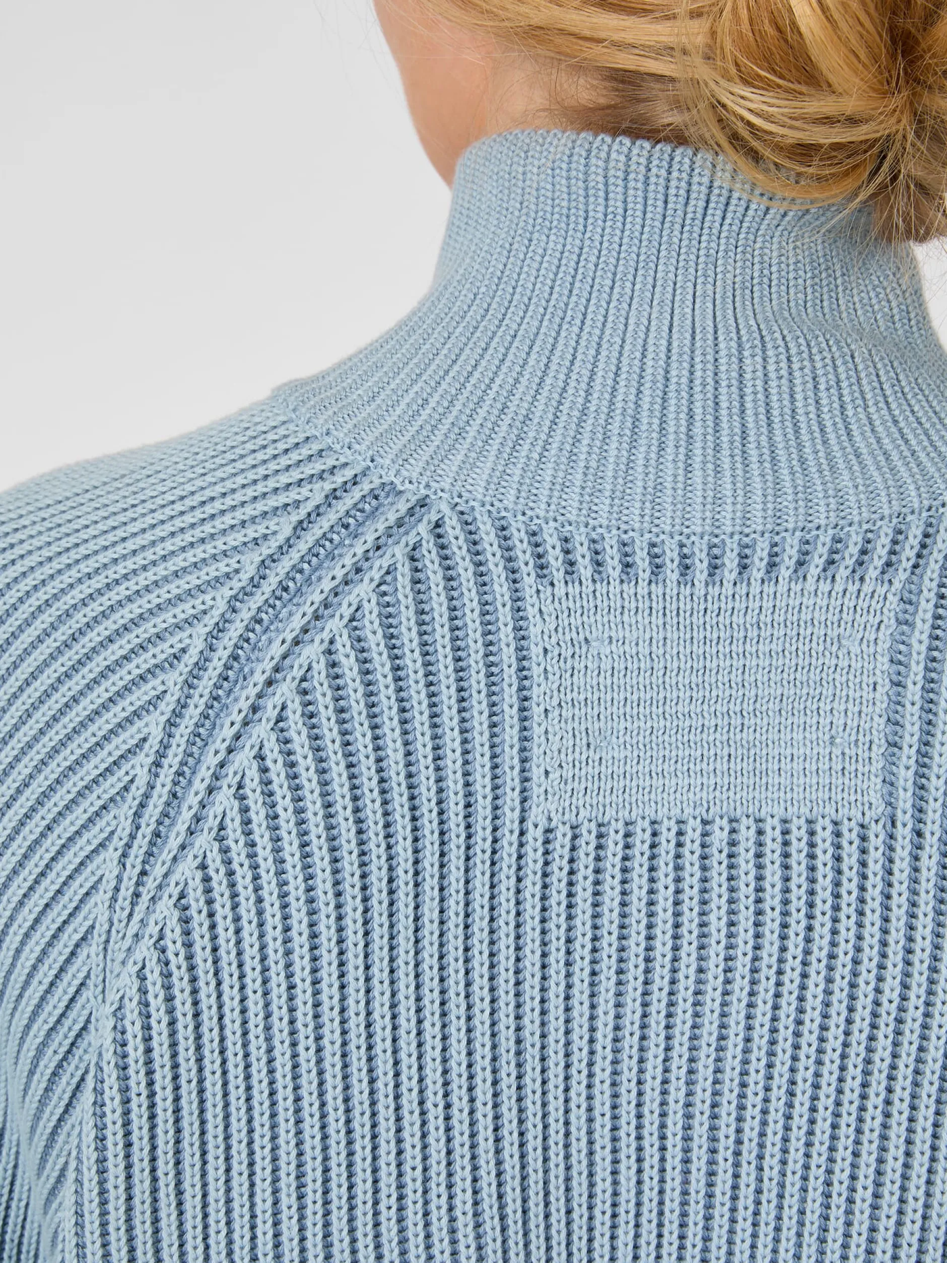 Armedangels Damen-Stricktroyer Hellblau New