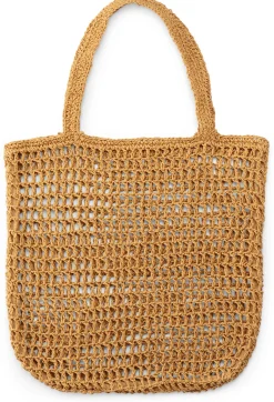 CARE BY ME Damen-Tote Bag Raffia, natur Hot
