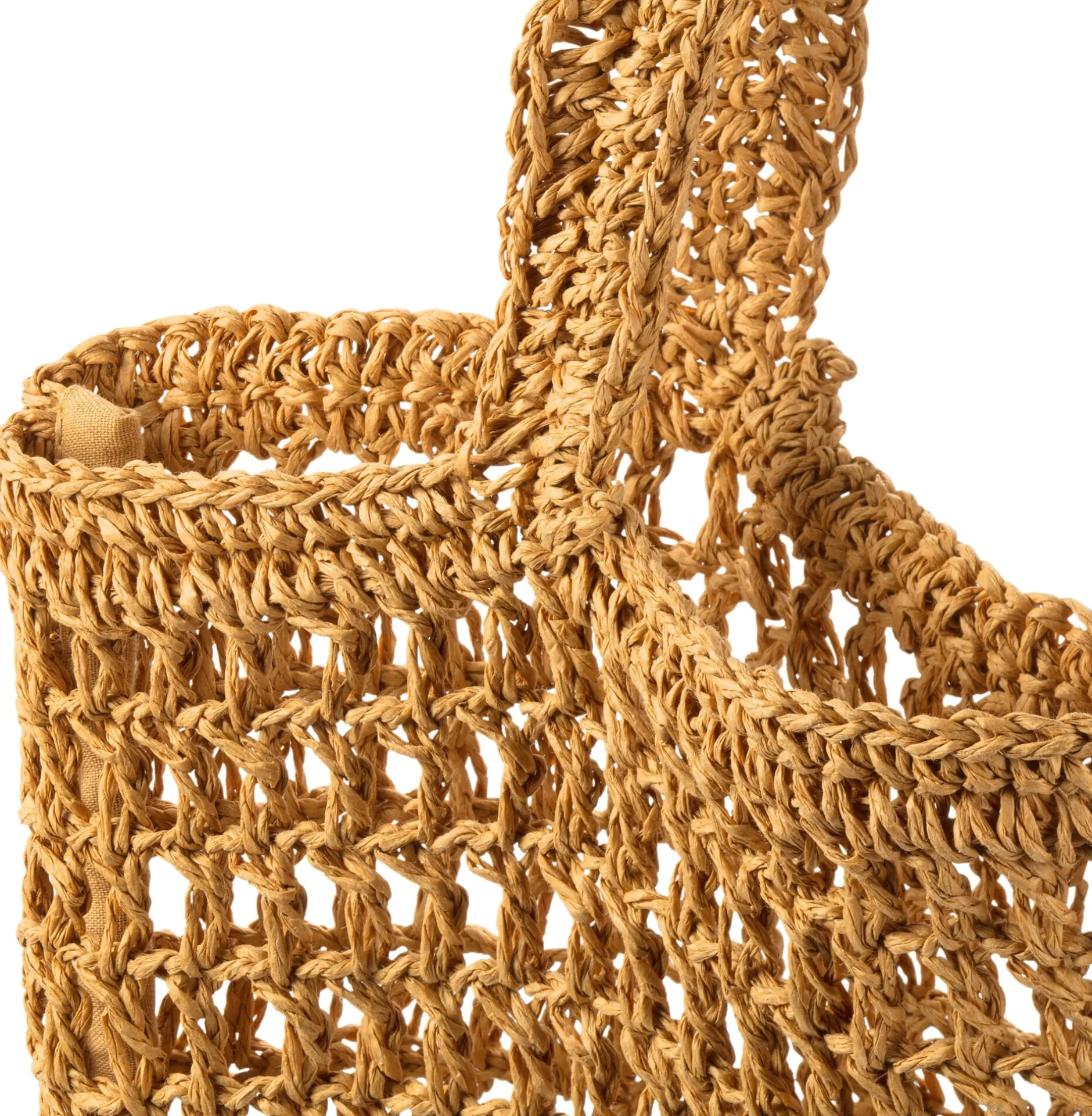 CARE BY ME Damen-Tote Bag Raffia, natur Hot
