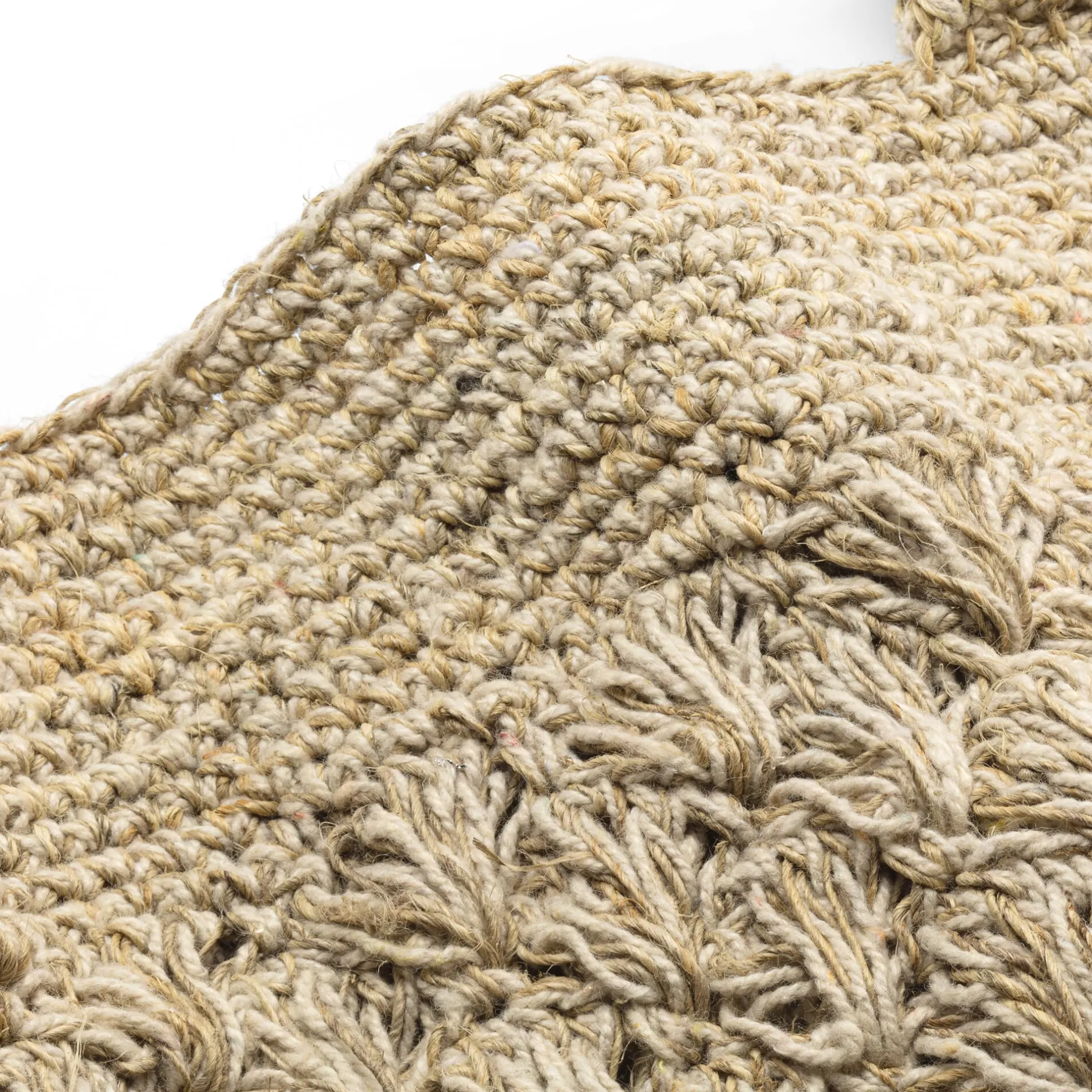 CARE BY ME Damen-Totebag gehäkelt, natur Hot