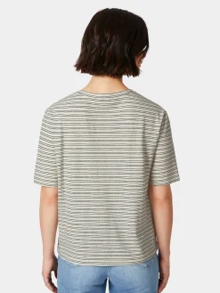 LANIUS Damen-T-Shirt V-Ausschnitt Outlet