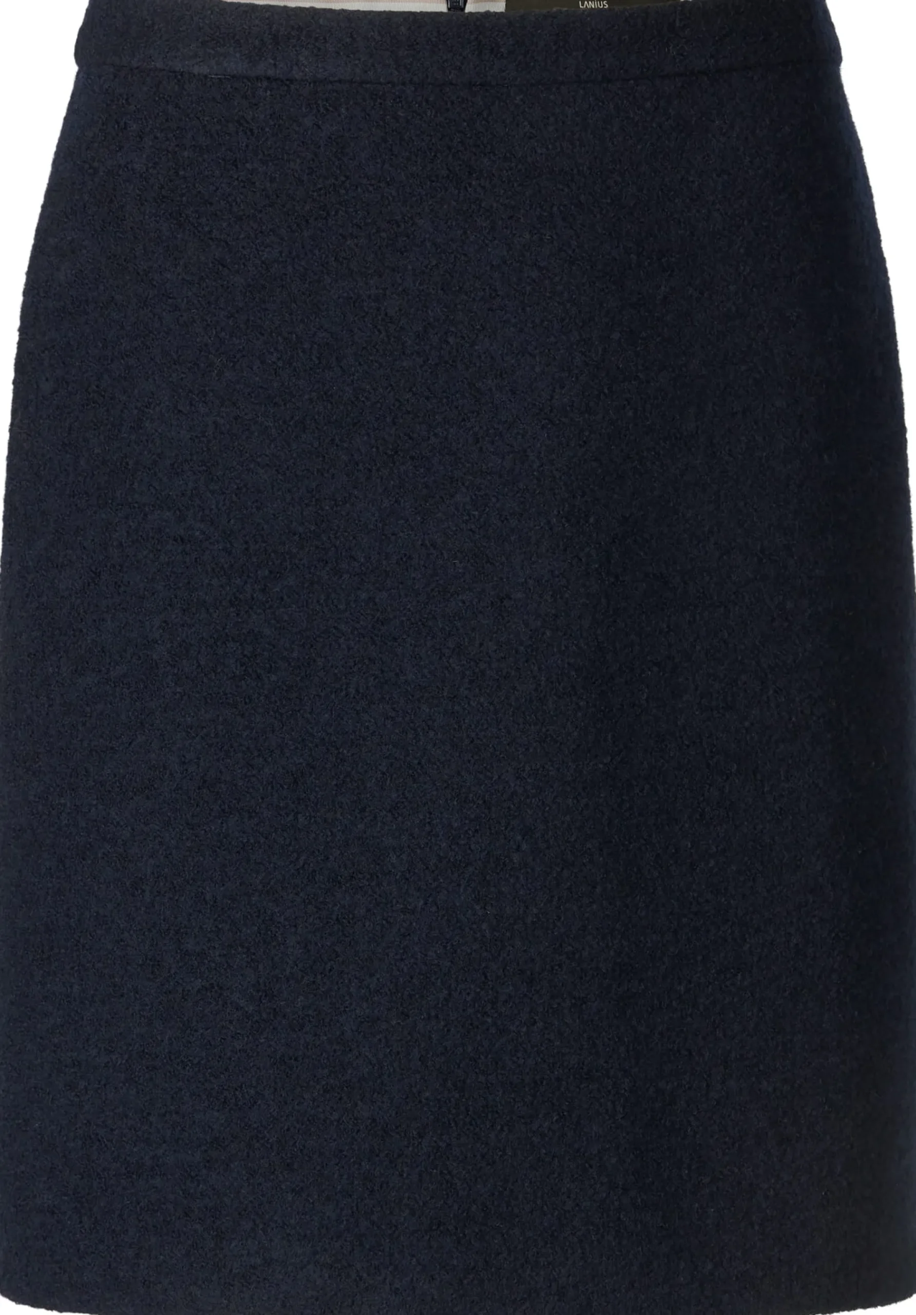 LANIUS Damen-Walkrock kurz Dunkelblau
