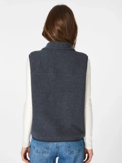 LangerChen Damenweste Anthrazit Outlet