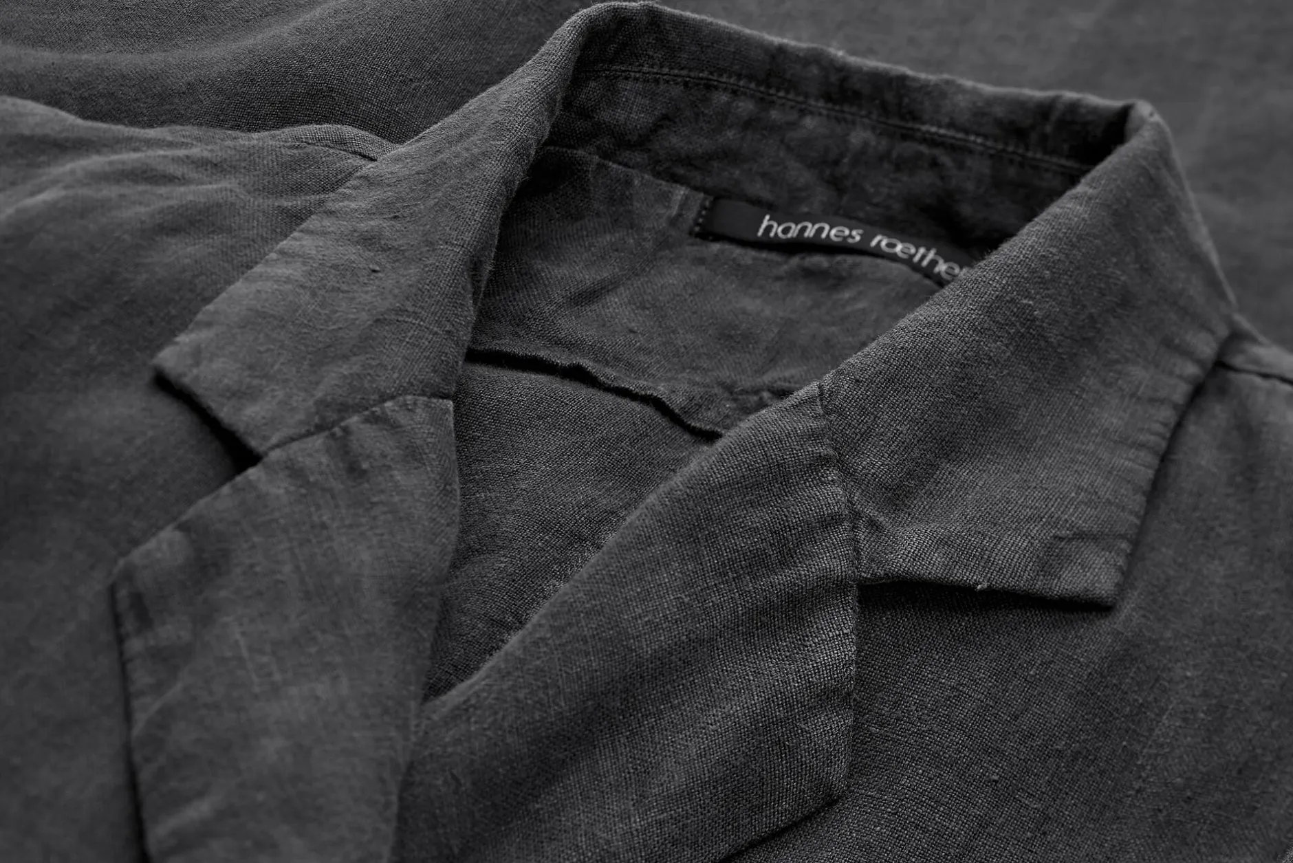 Hannes Roether Damen-Wickelblazer kurz Anthrazit Hot