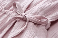 Manufactum Damen-Wickelkleid Musselin Rosé New