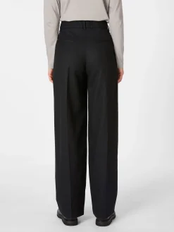 LANIUS Damen-Wollhose Schwarz Sale