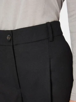 LANIUS Damen-Wollhose Schwarz Sale