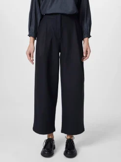 Christiane Strobel Damen-Wollhose Schwarzblau Sale