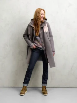 LangerChen Damen-Wollparka