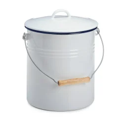 Karl Krüger Deckeleimer Emaille New