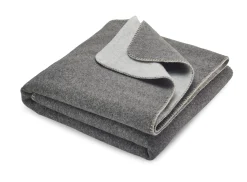 Steinbeck Doubleface-Decke Schurwolle