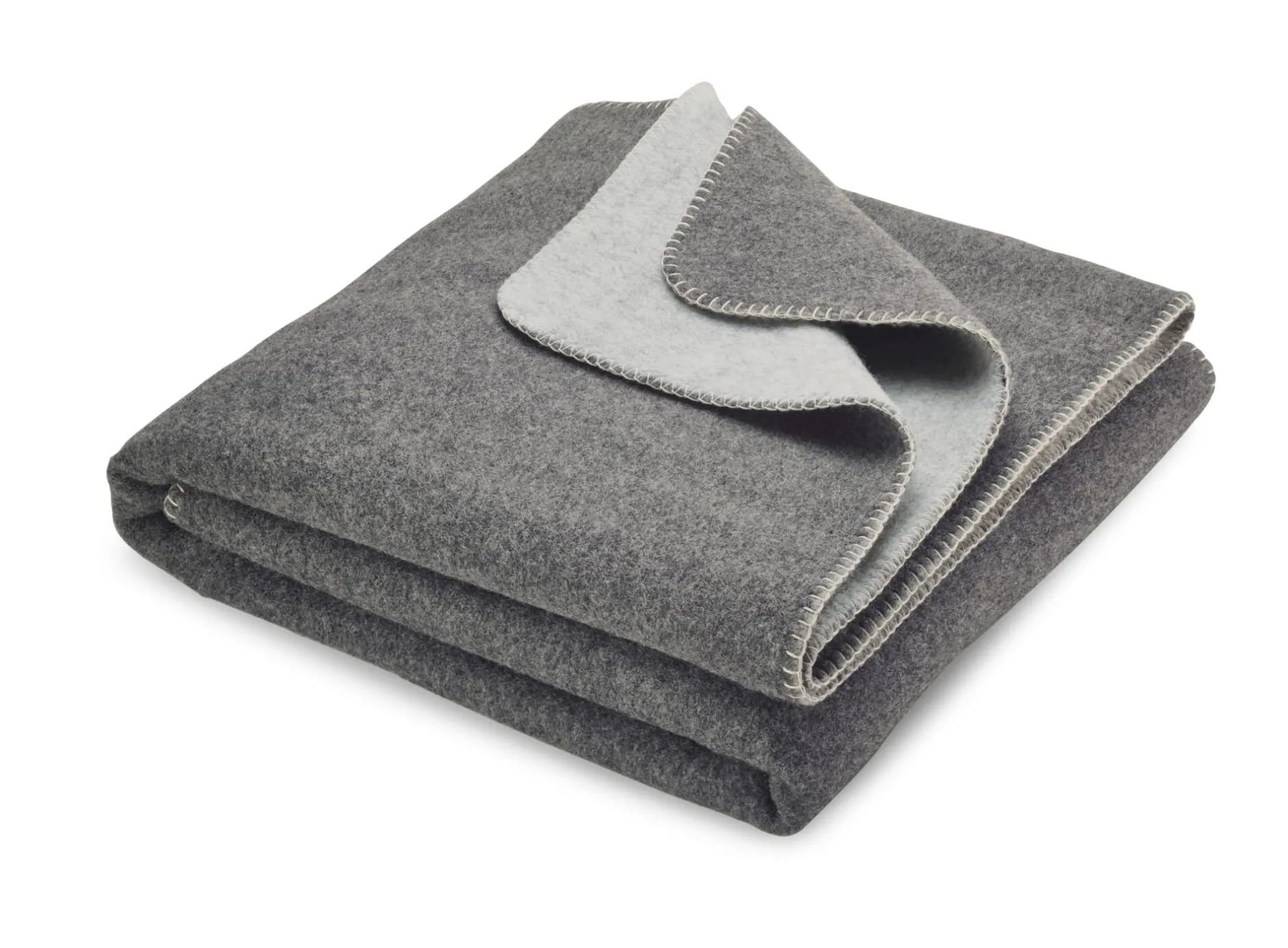 Steinbeck Doubleface-Decke Schurwolle