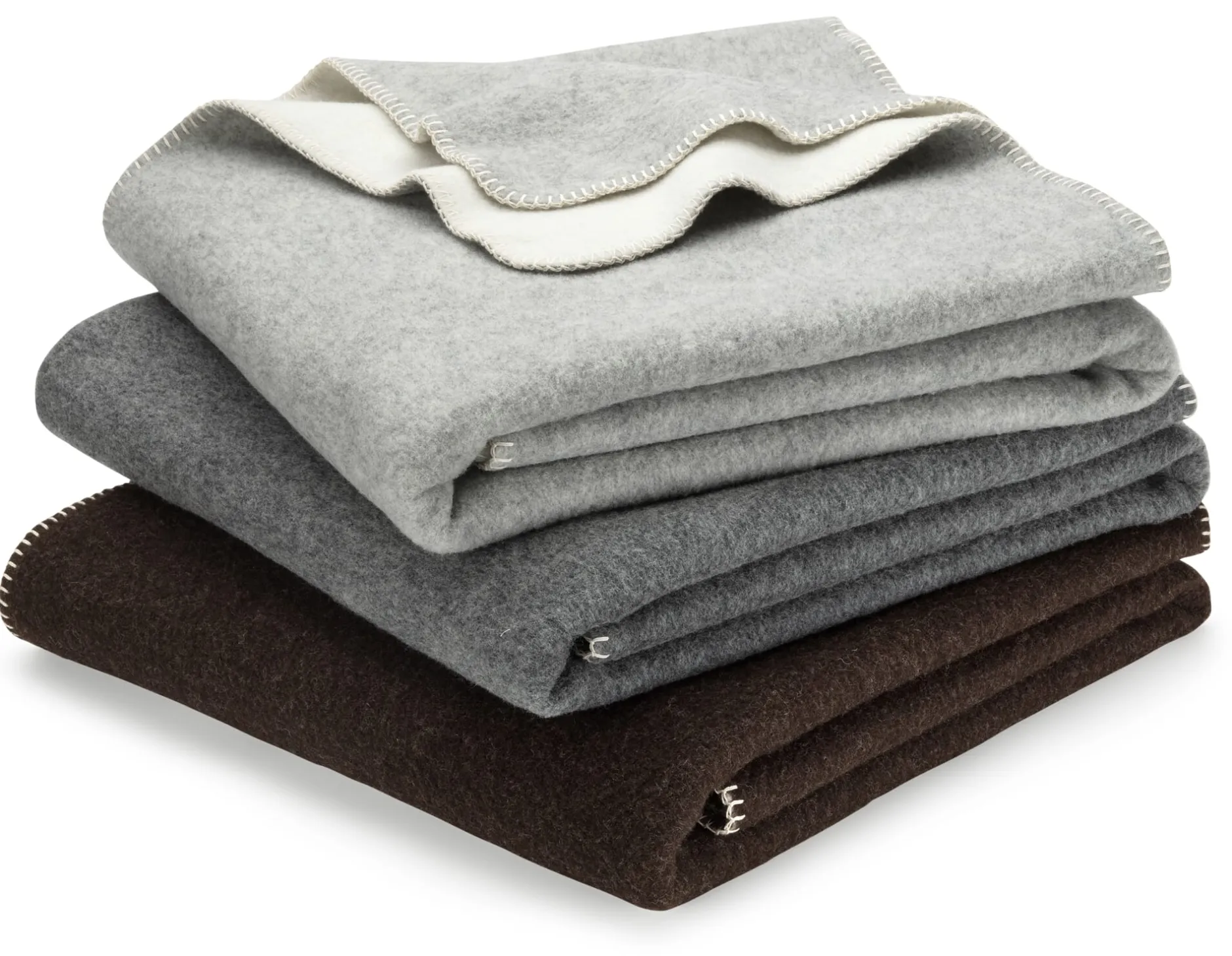 Steinbeck Doubleface-Decke Schurwolle