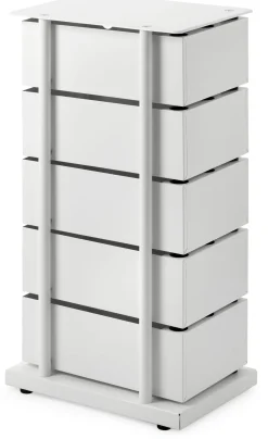 Dottus Trade Drehladen-Container Stahlblech 5-fach weiß