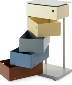 Dottus Trade Drehladen-Container Stahlblech 5-fach Polychrom Alessandro New
