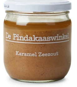 De Pindakaaswinkel Erdnussbutter mit Karamell und Meersalz Hot